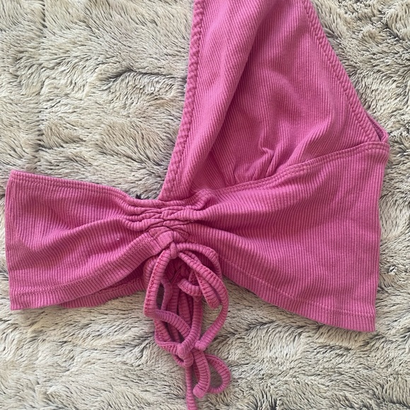 Forever 21 pink halter top - Picture 2 of 4